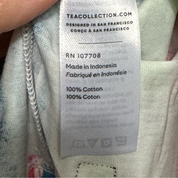 Toddler Tea Collection Everyday Watercolor Stripe Hi-Lo Midi Dress Girls 2 Artsy - Picture 9 of 10